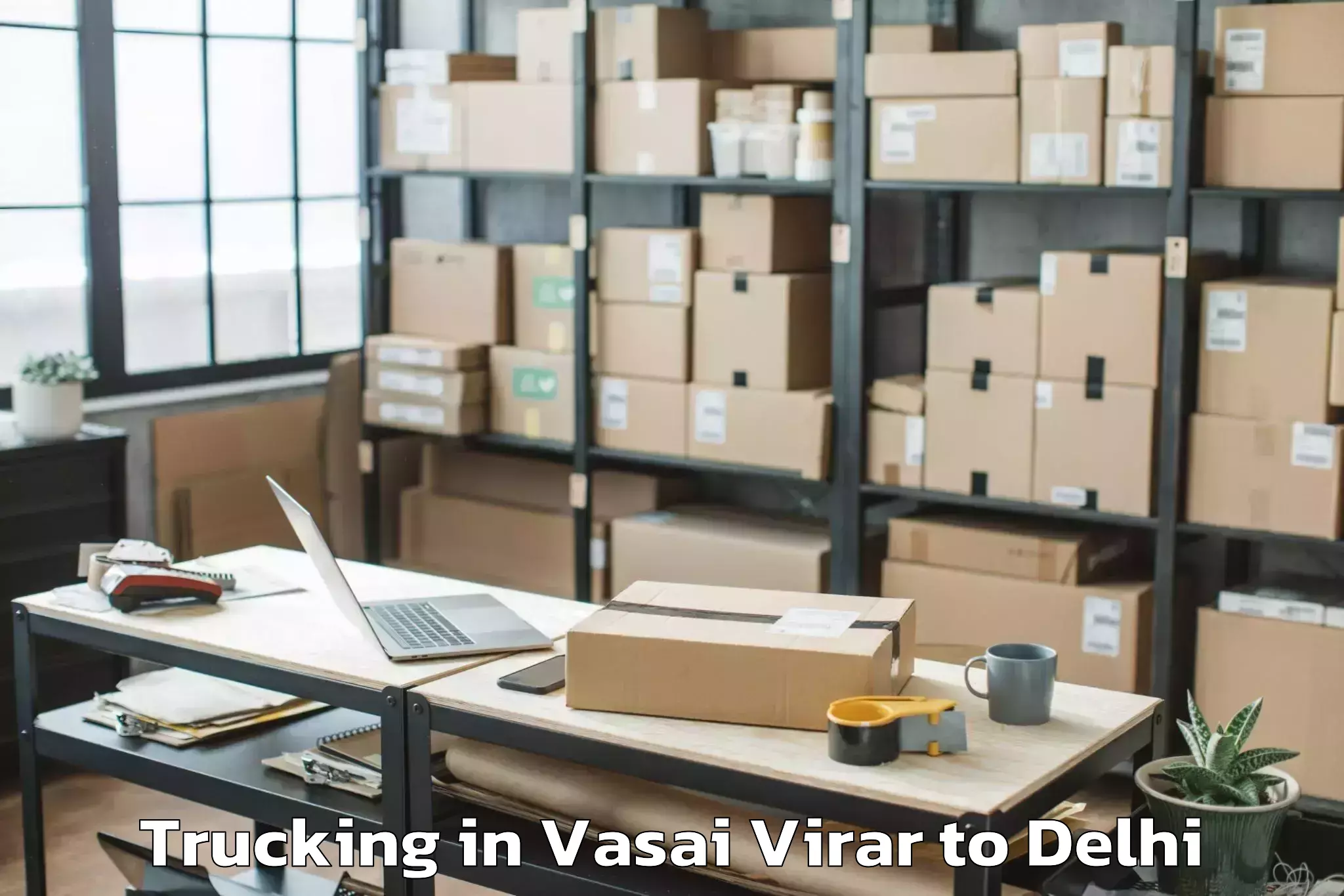 Leading Vasai Virar to Okhla Industrial Estate Okhla Trucking Provider